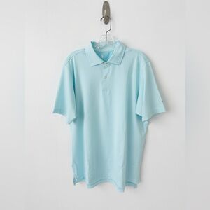 Bears Club Golf Club F&G Tech Polo Shirt M Blue Stripe